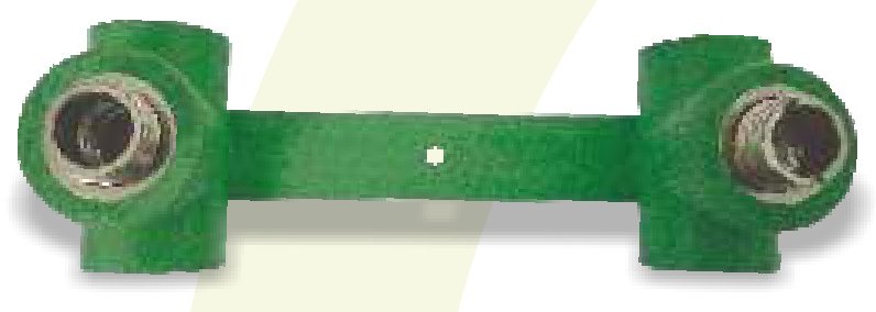 Double Male Threaded Tee With Disk