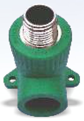 Male Threaded Elbow With Disk