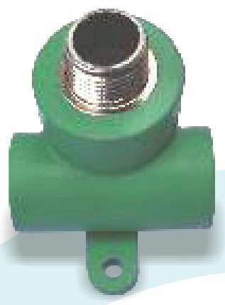 Male Threaded Tee With Disk